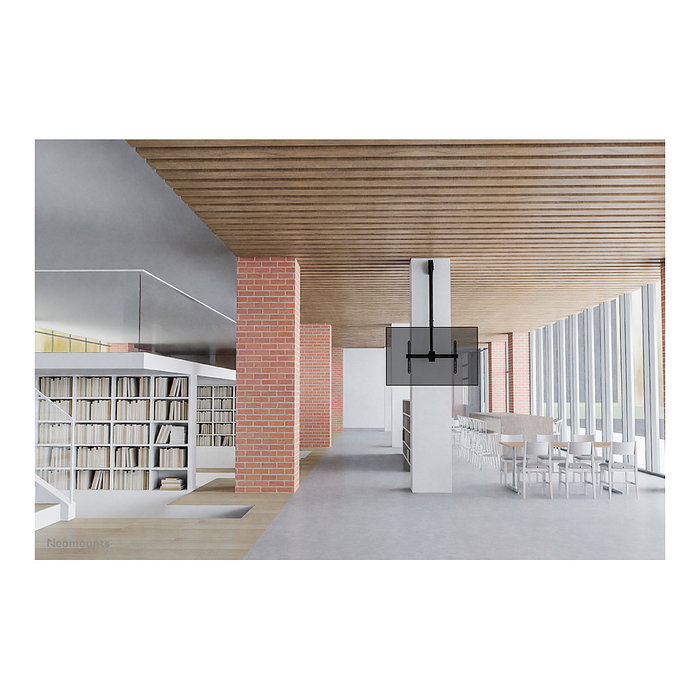 Neomounts CL35-440BL16L Soporte Techo Monitor/TV 37-70" 150x200mm 600x400mm -25°-0° -180°-180° 6° Negro