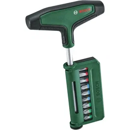 Bosch Juego de 19 puntas de destornillador con mango en T