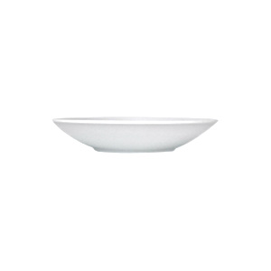 SUMMA Plato Hondo Coupe Alba 24 cm - Vajilla de Porcelana Blanca, Diámetro 24 cm x Alto 5 cm (Set de 6)