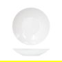 SUMMA Plato Hondo Coupe Alba 24 cm - Vajilla de Porcelana Blanca, Diámetro 24 cm x Alto 5 cm (Set de 6)