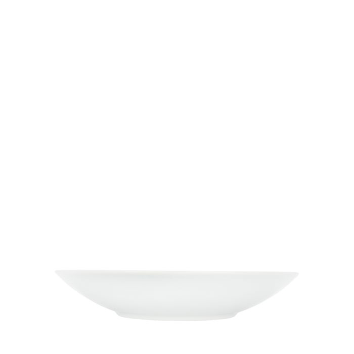 SUMMA Plato Hondo Coupe Alba 24 cm - Vajilla de Porcelana Blanca, Diámetro 24 cm x Alto 5 cm (Set de 6)