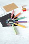 STABILO woody 3 en 1 Lápices de Colores Pastel Estuche de 6 con Sacapuntas