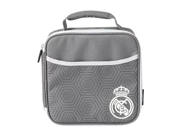 SAFTA Bolsa porta alimentos térmica Real Madrid con tupper y botella SAFTA Bolsa porta alimentos térmica Real Madrid con tupper y botella