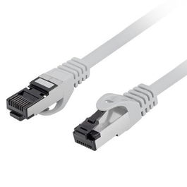 Lanberg Cable de Red Latiguillo Cat8.1 S/FTP, 200 cm, 2000 MHz, 40 Gbps, Gris LSZH, AWG26, para Alta Velocidad