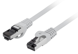 Lanberg Cable de Red 2m Gris CAT 8.1 S/FTP LSZH Cu Fluke Passed Cable LAN