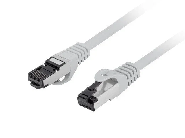 Lanberg Cable de Red Ethernet RJ45 Cat8.1 S/FTP 40000 Mbps LSZH Cobre 2m Gris PCF8-10CU-0200-S Fluke Passed