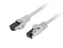 Lanberg Cable de Red Ethernet RJ45 Cat8.1 S/FTP 40000 Mbps LSZH Cobre 2m Gris PCF8-10CU-0200-S Fluke Passed