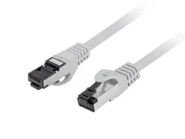 Lanberg Cable de Red Ethernet RJ45 Cat8.1 S/FTP 40000 Mbps LSZH Cobre 2m Gris PCF8-10CU-0200-S Fluke Passed
