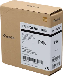 Canon PFI-3300PBK Foto Negro 330 ml