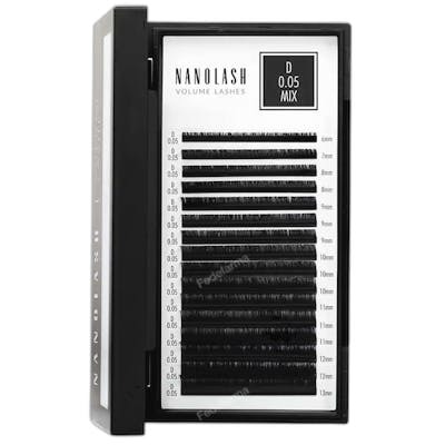 Nanolash VOLUME LASHES Pestañas Postizas 0.05 D 6-13 mm