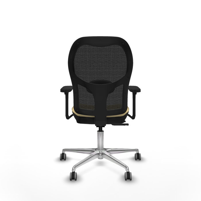 PIQUERAS Y CRESPO Silla de oficina Jorquera con mecanismo Sincro/Traslack Crema y Negro PIQUERAS Y CRESPO Silla de oficina Jorquera con mecanismo Sincro/Traslack Crema y Negro