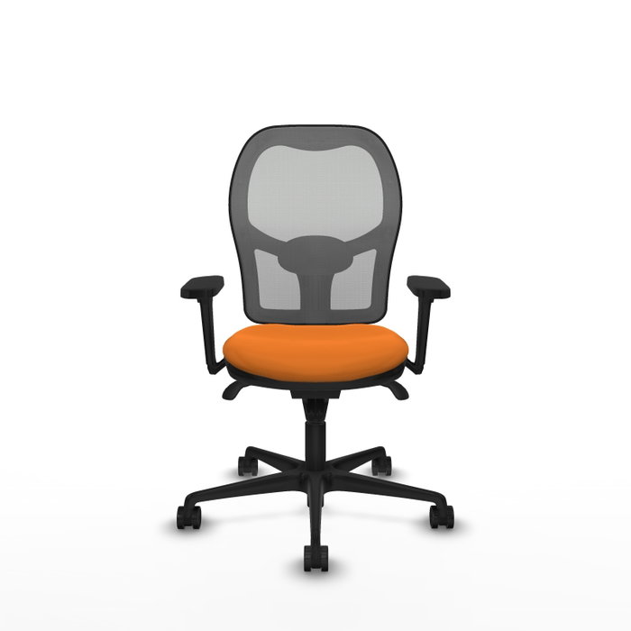 PIQUERAS Y CRESPO Silla de oficina Jorquera Naranja y Gris