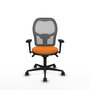 PIQUERAS Y CRESPO Silla de oficina Jorquera Naranja y Gris