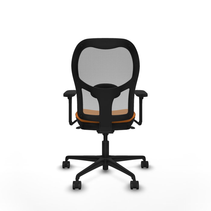 PIQUERAS Y CRESPO Silla de oficina Jorquera Naranja y Gris