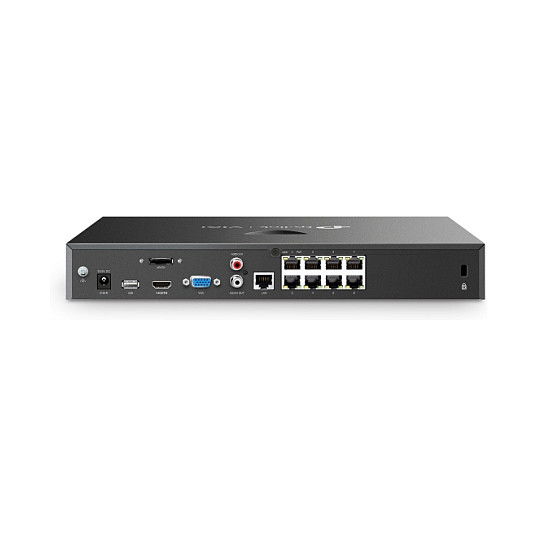 TP-Link VIGI NVR2008H-8MP Grabador de Red PoE+ 8 Canales 4K UHD