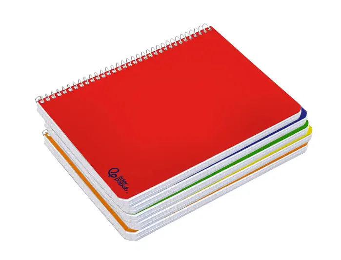 Liderpapel Cuaderno Espiral A4 Wonder Tapa Plástica 80 Hojas 90g Cuadro 4mm con Margen Pack 6 Colores Surtidos Liderpapel Cuaderno Espiral A4 Wonder Tapa Plástica 80 Hojas 90g Cuadro 4mm con Margen Pack 6 Colores Surtidos