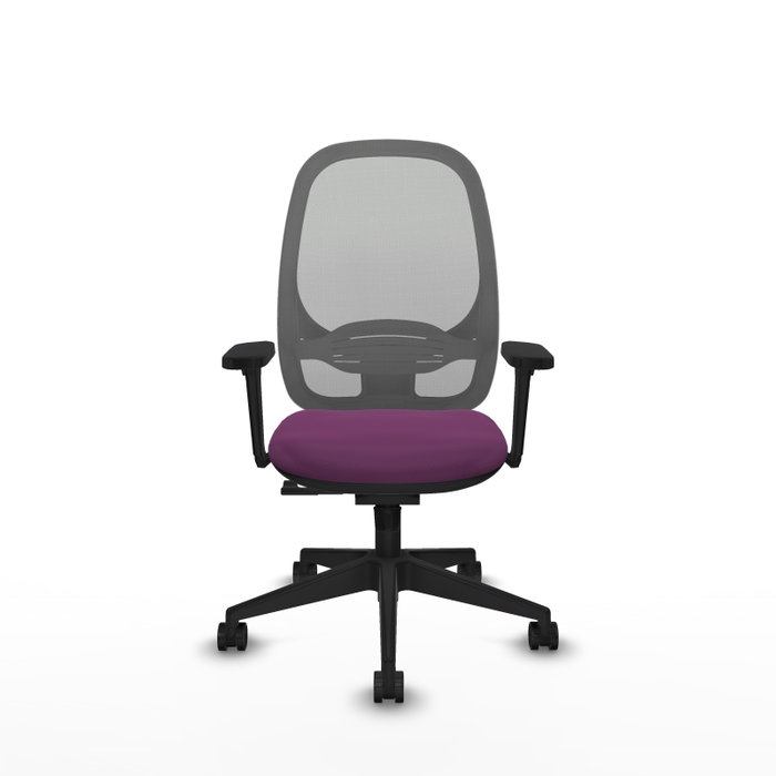 PIQUERAS Y CRESPO Silla de oficina Cilanco con mecanismo Sincro, Morado y Gris PIQUERAS Y CRESPO Silla de oficina Cilanco con mecanismo Sincro, Morado y Gris