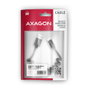 Axagon BUCM-AM10TB Twister Cable USB-C a USB-A 2.0, 0,6m, negro