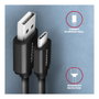 Axagon BUCM-AM10TB Twister Cable USB-C a USB-A 2.0, 0,6m, negro