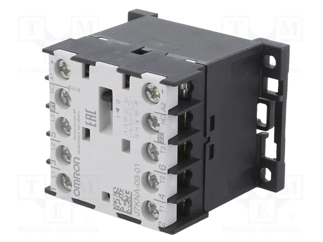 OMRON J7KNA Contactor 3-polar 9A 24VDC NC