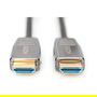 Digitus AK-330126-150-S Cable HDMI AOC Híbrido Fibra Óptica UHD 8K 15m Negro
