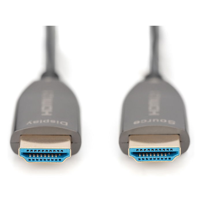 Digitus AK-330126-150-S Cable HDMI AOC Híbrido Fibra Óptica UHD 8K 15m Negro
