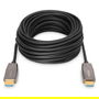 Digitus AK-330126-150-S Cable HDMI AOC Híbrido Fibra Óptica UHD 8K 15m Negro