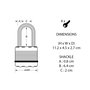 Master Lock Candado de acero laminado de 45 mm