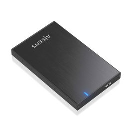 Aisens ASE-2527B Carcasa para Disco Duro/SSD 2.5 pulg. Negra