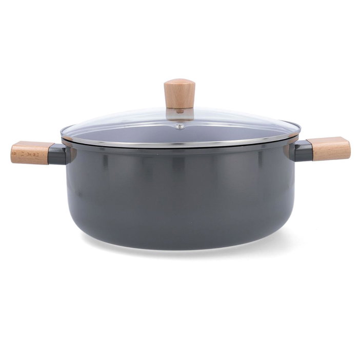 Cacerola Aluminio Prensado Mia Bidasoa 28 cm (6 Unidades) Cacerola Aluminio Prensado Mia Bidasoa 28 cm (6 Unidades)