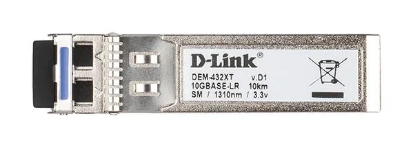D-Link DEM-432XT Módulo Transceptor SFP+ Fibra Óptica 10 Gbps 1310 nm LC D-Link DEM-432XT Módulo Transceptor SFP+ Fibra Óptica 10 Gbps 1310 nm LC