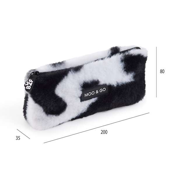 Apli Portatodo Peluche Moo&Go Negro B2F