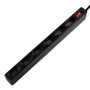 LogiLink LPS232B Regleta de 6 tomas, 1,5 m, negra