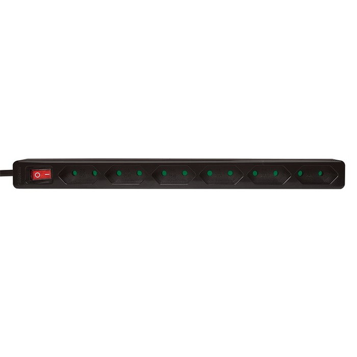 LogiLink LPS232B Regleta de 6 tomas, 1,5 m, negra LogiLink LPS232B Regleta de 6 tomas, 1,5 m, negra