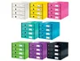 Leitz Click&Store Fichero de sobremesa con 4 cajones, color blanco, 290 x 283 x —nn mm, plástico