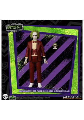 Mezco Toyz Figura Beetlejuice Red Tux 5 Points 9,5 cm