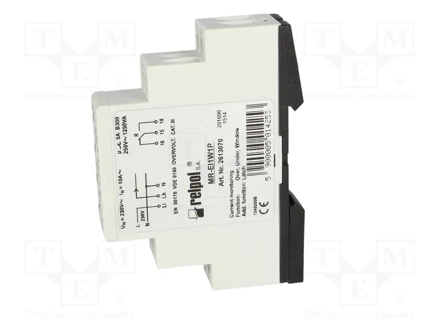 RELPOL Relé de monitorización de corriente MR-EI1W1P 230VAC