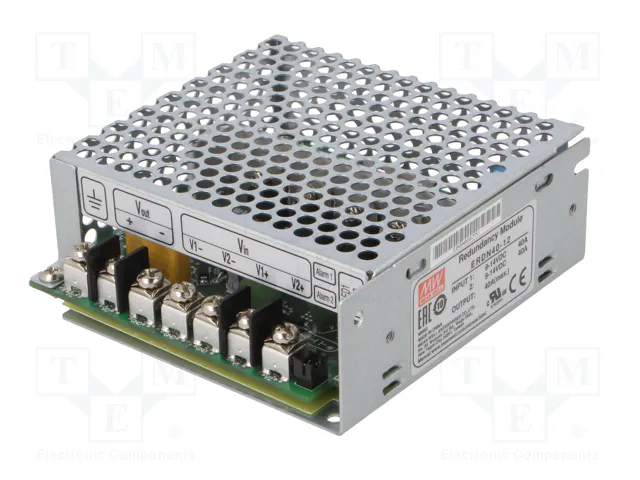 MEAN WELL ERDN40-12 Módulo de redundancia 12V DC 40A MEAN WELL ERDN40-12 Módulo de redundancia 12V DC 40A