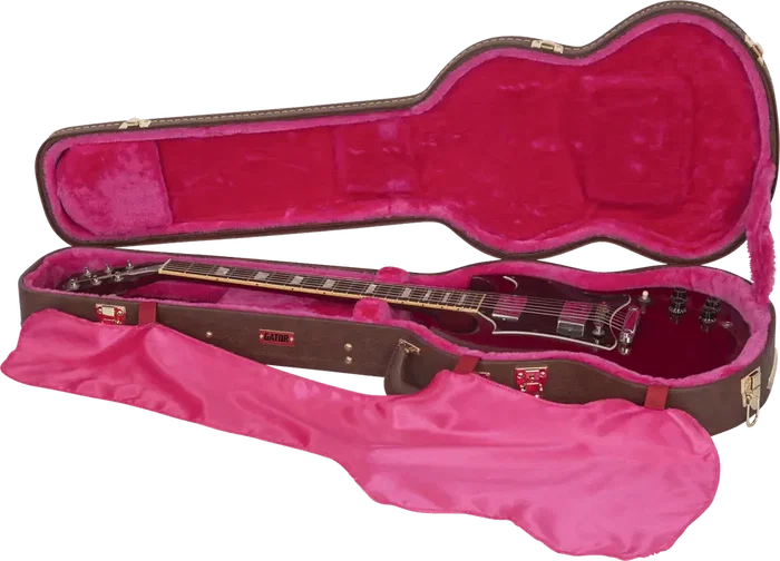 GATOR Estuche de Guitarra Eléctrica SG GW Deluxe Marrón