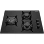 Daewoo BH6GKR21BNL Placa de Gas de 3 Fuegos, 60 cm, Negra