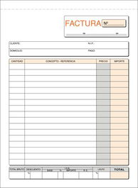 Talonario Facturas 4º Natu Dupli Loan (Set de 10)