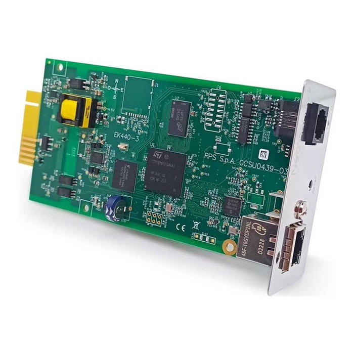 Riello UPS Adaptador Tarjeta Gestión Remota NetMan 208 para SAI - SNMP, HTTP, HTTPS, Ethernet Gigabit, Monitorización Riello UPS Adaptador Tarjeta Gestión Remota NetMan 208 para SAI - SNMP, HTTP, HTTPS, Ethernet Gigabit, Monitorización