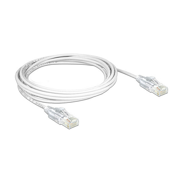 DeLOCK Kabel RJ45 Cat.6 UTP Slim 2 m Blanco DeLOCK Kabel RJ45 Cat.6 UTP Slim 2 m Blanco