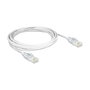 DeLOCK Kabel RJ45 Cat.6 UTP Slim 2 m Blanco
