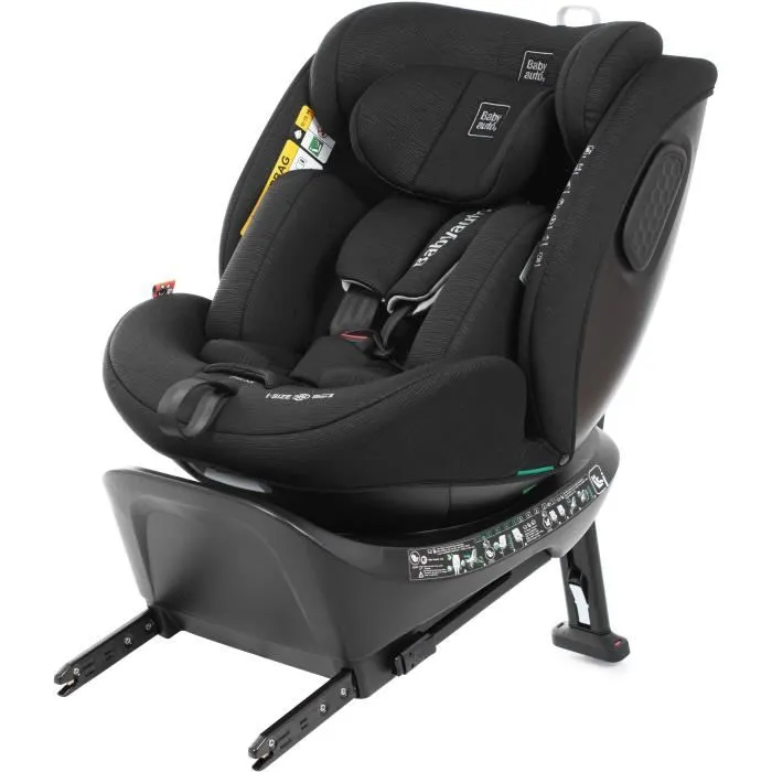 Babyauto Silla de Coche CORE BAB8435593702963 Grupo 0/1/2/3 I-Size Isofix Giratoria Reclinable Negro 40-150 cm