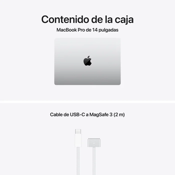 Apple macbook pro 14' m5 10-core cpu 16gb 1tb ssd 10-core gpu plata Apple macbook pro 14' m5 10-core cpu 16gb 1tb ssd 10-core gpu plata