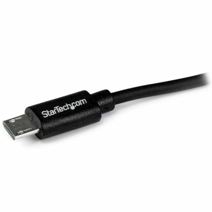Startech Cargador de Coche con 2 Puertos USB y Cable MicroUSB Negro Startech Cargador de Coche con 2 Puertos USB y Cable MicroUSB Negro
