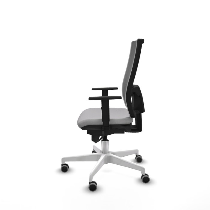 PIQUERAS Y CRESPO Silla de oficina Horna con mecanismo Sincro, Gris
