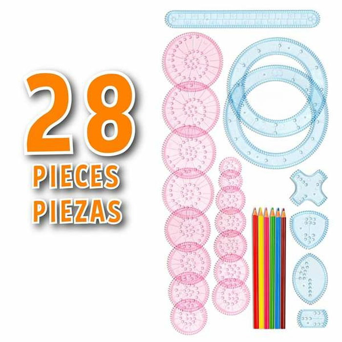 Molto Set de Dibujo Graphics con 28 accesorios
