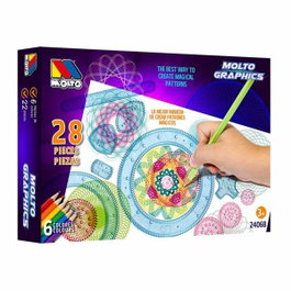 Molto Set de Dibujo Graphics con 28 accesorios